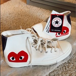 men’s commes de garçon converse